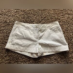 Express Design Studio White Shorts Y2K